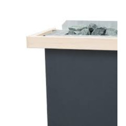 Sicherheitsgeländer - für EOS Bi-O Gracil W Heizgeräte, schwarz 