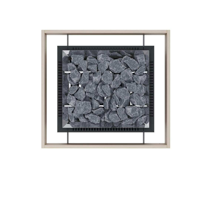 Sicherheitsgeländer - für Heizstrahler EOS Mega S HD mit Befestigungswinkeln, Walnuss