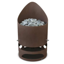 Elektrischer Saunaofen - EOS Zeus HD, braun 