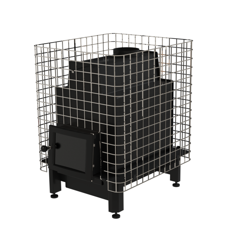 Holzbefeuerter Saunaofen - VILPRA ETNA-22-N-V mit interner Feuerkammer