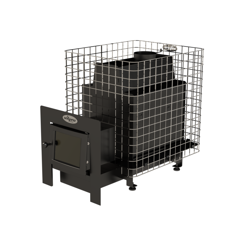 Holzbefeuerter Saunaofen - VILPRA ETNA-22-NL-V mit externer Feuerkammer