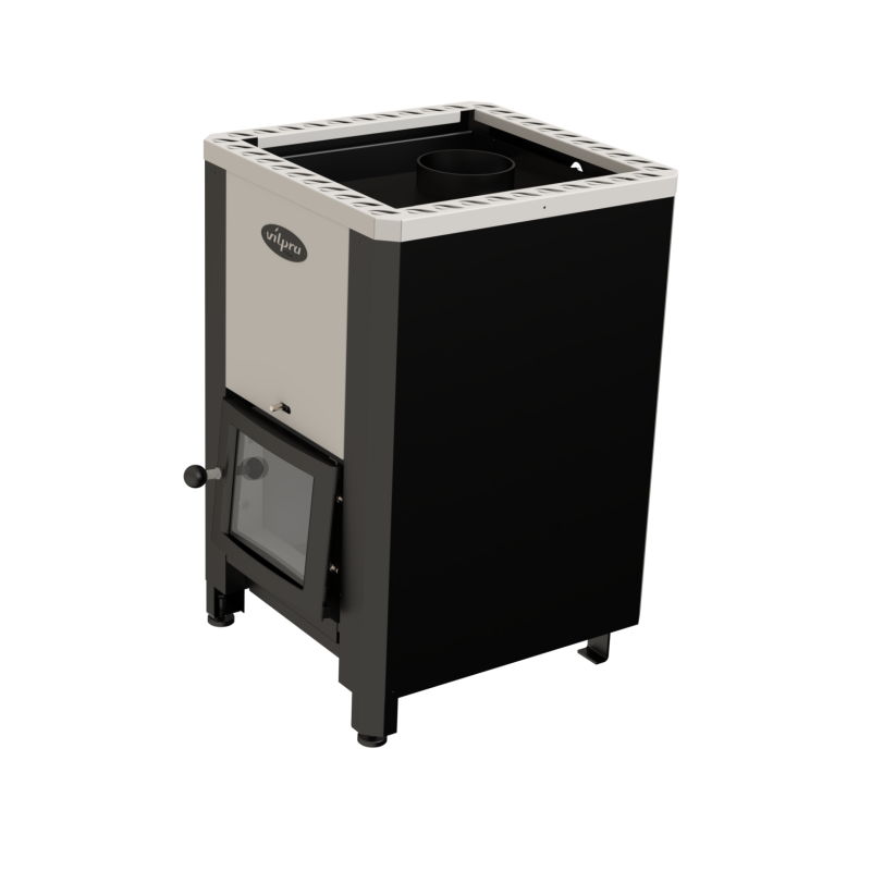 Holzbefeuerter Saunaofen - VILPRA FORNAX-E-V mit interner Feuerkammer