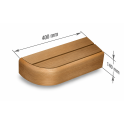 Endbankelement für modulare Saunabänke, Thermo Espe - 7