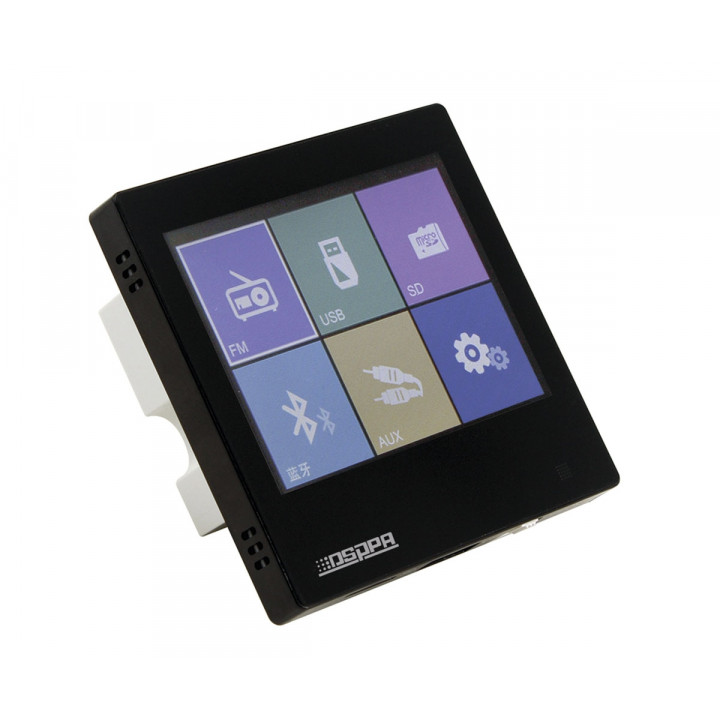 Smart Home on Wall Musikverstärker DSPPA DM837. Schwarz