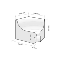Dampfbad sitz V-1 - 4