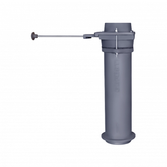 GEFEST Gusseisen-Rauchrohrmodul mit Drosselklappe, Ø150, 650 mm