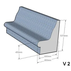 Dampfbad sitz V-2 