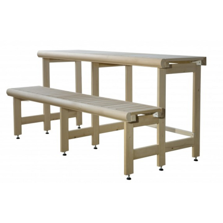 Standard-Saunabank-Komplex, Schwarzerlenholz, Länge 2910mm