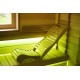 Relaxation bunk for sauna
