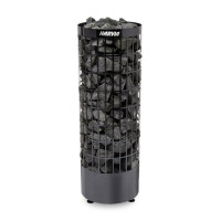 Elektrischer Saunaofen - HARVIA Cilindro Black Steel PC110E 10,8 kW