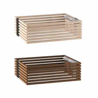 Harvia Concept R Sicherheitsgeländer aus Holz, Linde oder Nussbaum