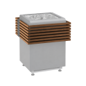Harvia Concept R Sicherheitsgeländer aus Holz, Linde oder Nussbaum - 4