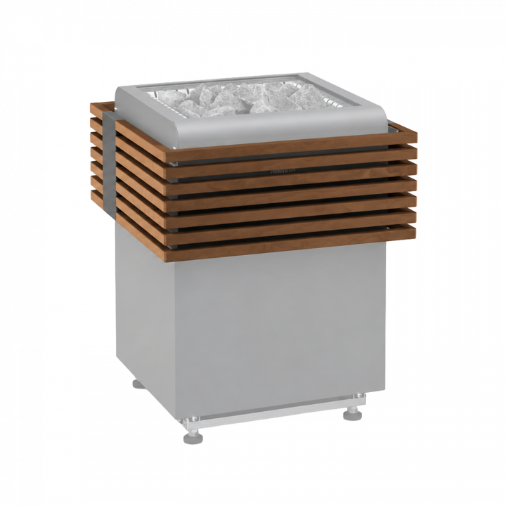 Harvia Concept R Sicherheitsgeländer aus Holz, Walnuss CPR-EMO-N1