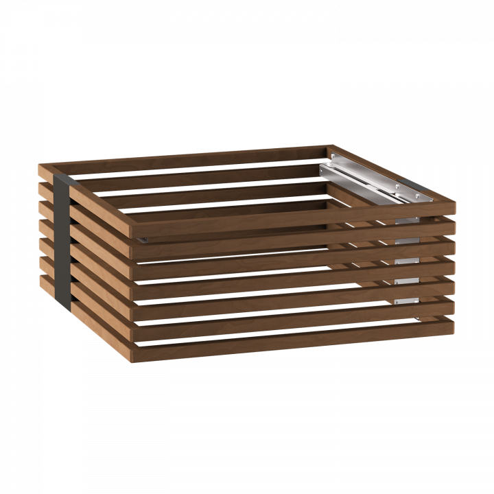 Harvia Concept R Sicherheitsgeländer aus Holz, Walnuss CPR-EMO-N1