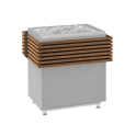 Harvia Concept R Sicherheitsgeländer aus Holz, Linde oder Nussbaum - 4