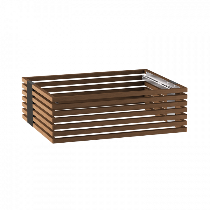 Harvia Concept R Sicherheitsgeländer aus Holz, Walnuss CPR-EMO-N2