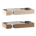 Harvia Concept R Mini Holzgeländerteile, Linde oder Walnuss - 0