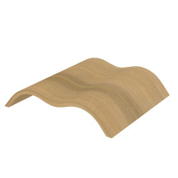 HARVIA Saunakopfstütze aus Holz in Wellenform, Zeder, SAC00515 