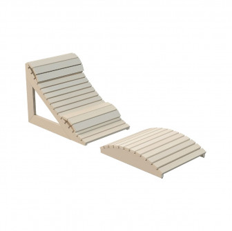 Harvia ergonomische Saunaliege, Espe