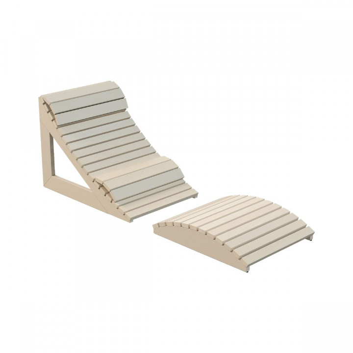 Harvia ergonomische Saunaliege, Espe