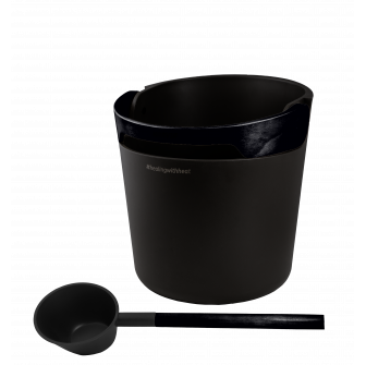 HARVIA Helmi Sauna-Eimer- und Schöpfkellen-Set, schwarz