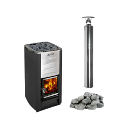 Sauna-Holzofen HARVIA M3 Set, Steine, Schornstein 