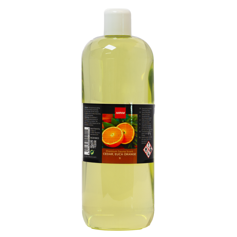 HARVIA Saunaduftkonzentrat, Zeder, Eukalyptus, Orange, 1 l