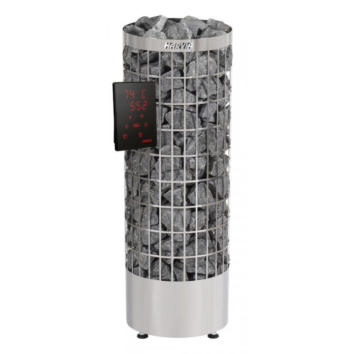 Elektrischer Saunaofen – HARVIA Cilindro PC110XW mit Xenio WiFi, 10.8 kW