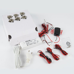 Saunabeleuchtung HIDEALITE, 6-tlg. 