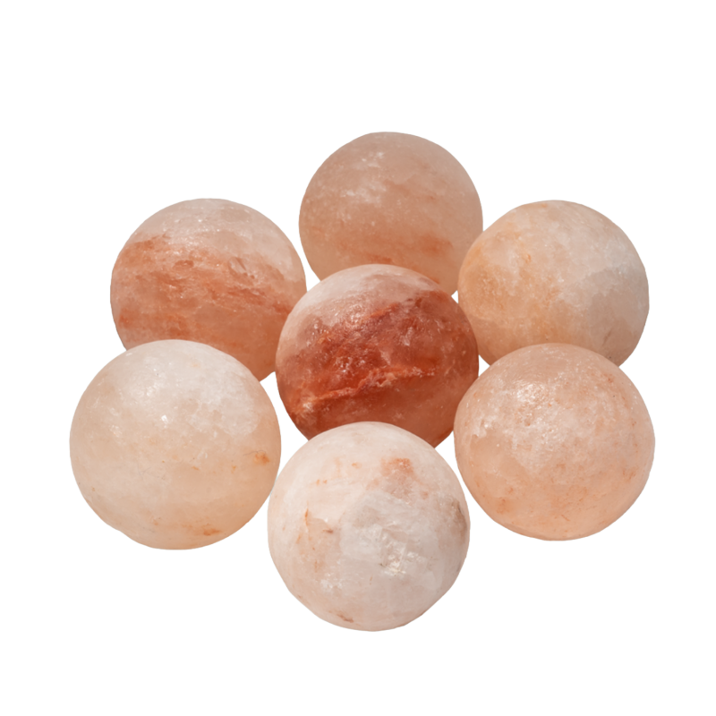 Ein Set Himalaya-Salzbälle