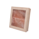 LED-Lampe aus Himalaya-Salz, Lindenholz