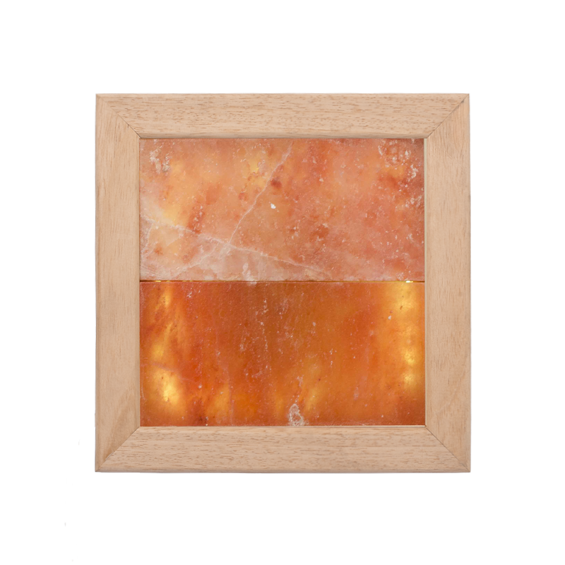 Himalaya-Salzlicht LED, Abachi-Holz