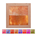Himalaya-Salzlicht LED RGB, Schwarzerlenholz - 0