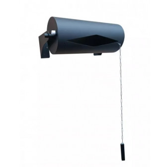 Horizontal-Ausgießeimer 25 l, Edelstahl, schwarz