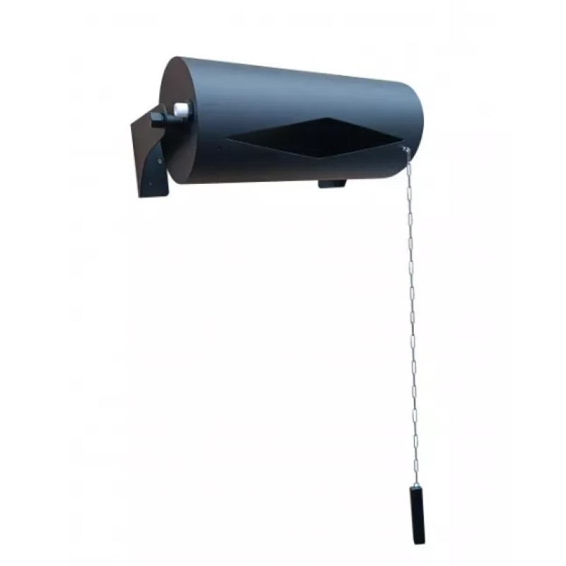 Horizontal-Ausgießeimer 25 l, Edelstahl, schwarz