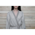 Handgemachter Leinenmantel - Kimono - 4