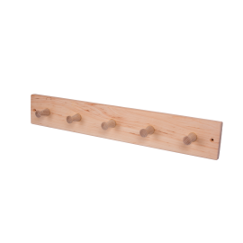 Kleiderbügel aus Erlenholz mit 5 Haken 