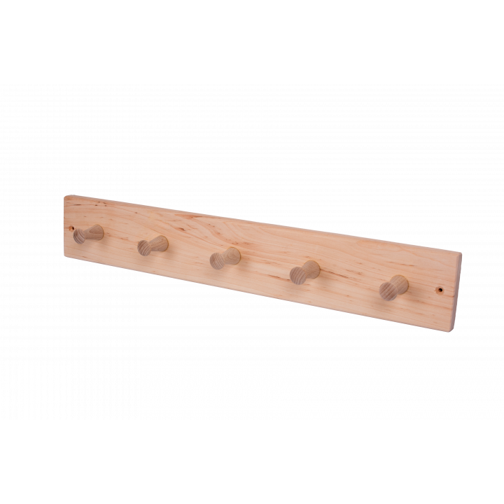 Holzkleiderbügel mit 5 Haken