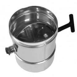 Kaminklappe mit Griff, 0,5mm 