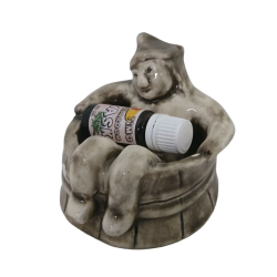 Duftbehälter aus Keramik - Saunageist mit Aroma 