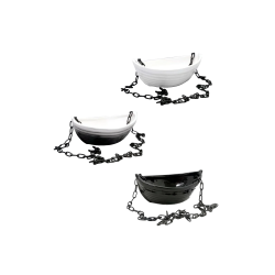 Duftbehälter aus Keramik - Boot mit Kette 