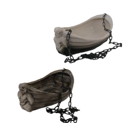 Duftbehälter aus Keramik - Boot mit Poseidon 