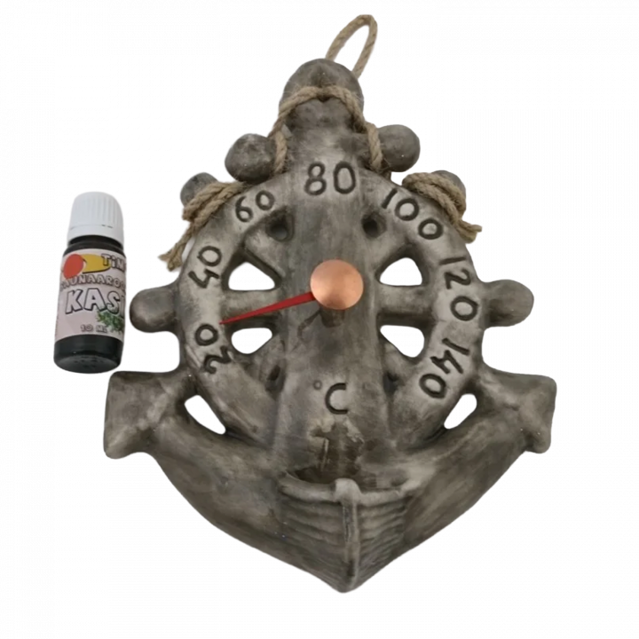 Saunathermometer aus Keramik - Anker