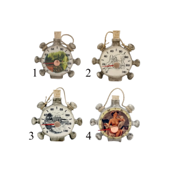 Keramisches Saunathermometer – Schiffsruder 