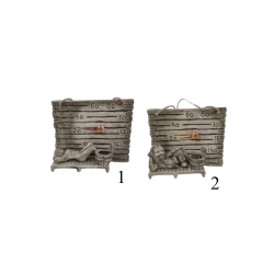 Keramik-Saunathermometer – ein kleines Fläschchen für Duftstoffe 