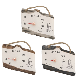 Keramik Saunathermometer - Mädchen im Wasser 