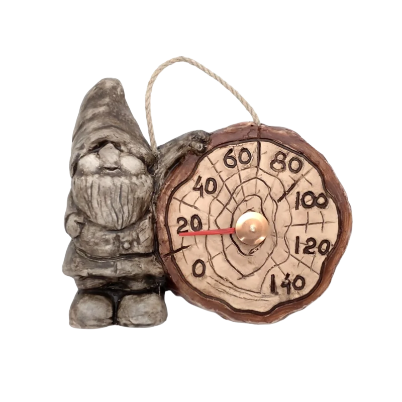 Saunathermometer aus Keramik - Gnom