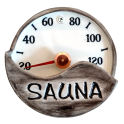 Saunathermometer aus Keramik - SAUNA - 0