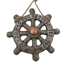 Keramik Saunathermometer - Rad 