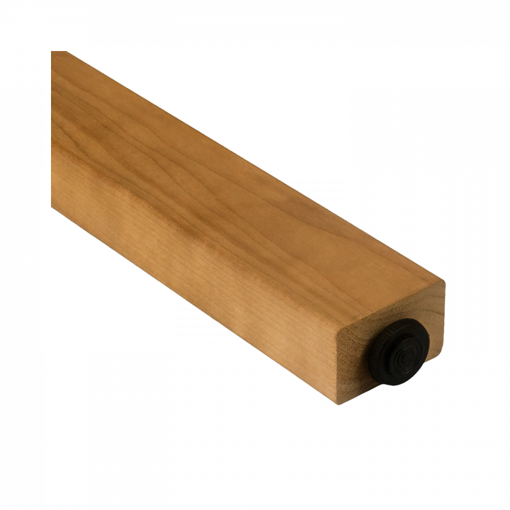 Beine für modulare Saunabänke, 600 mm, wärmebehandeltes Espenholz